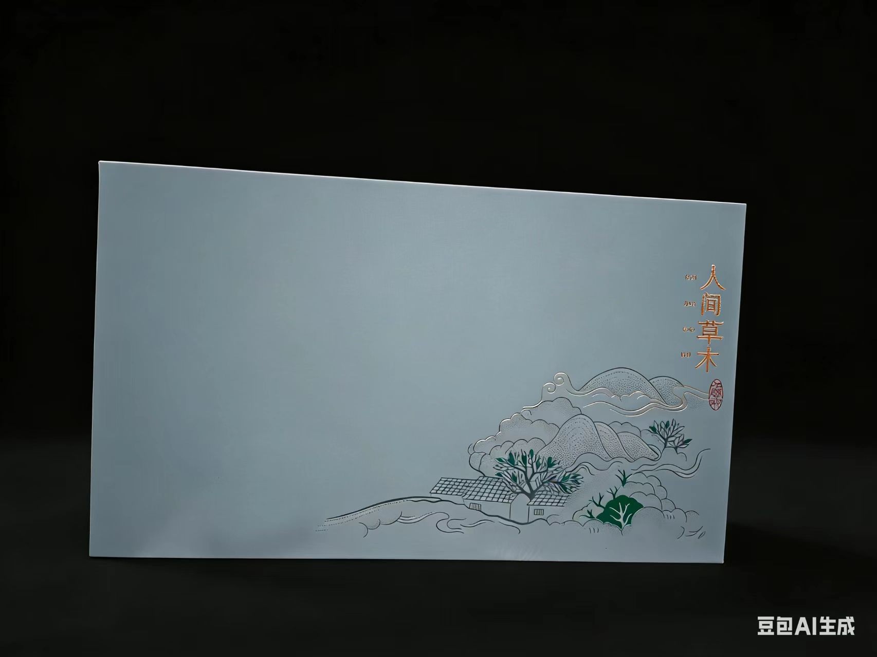 茉莉花茶 人间草木陶瓷罐茶叶礼盒装 过节送礼