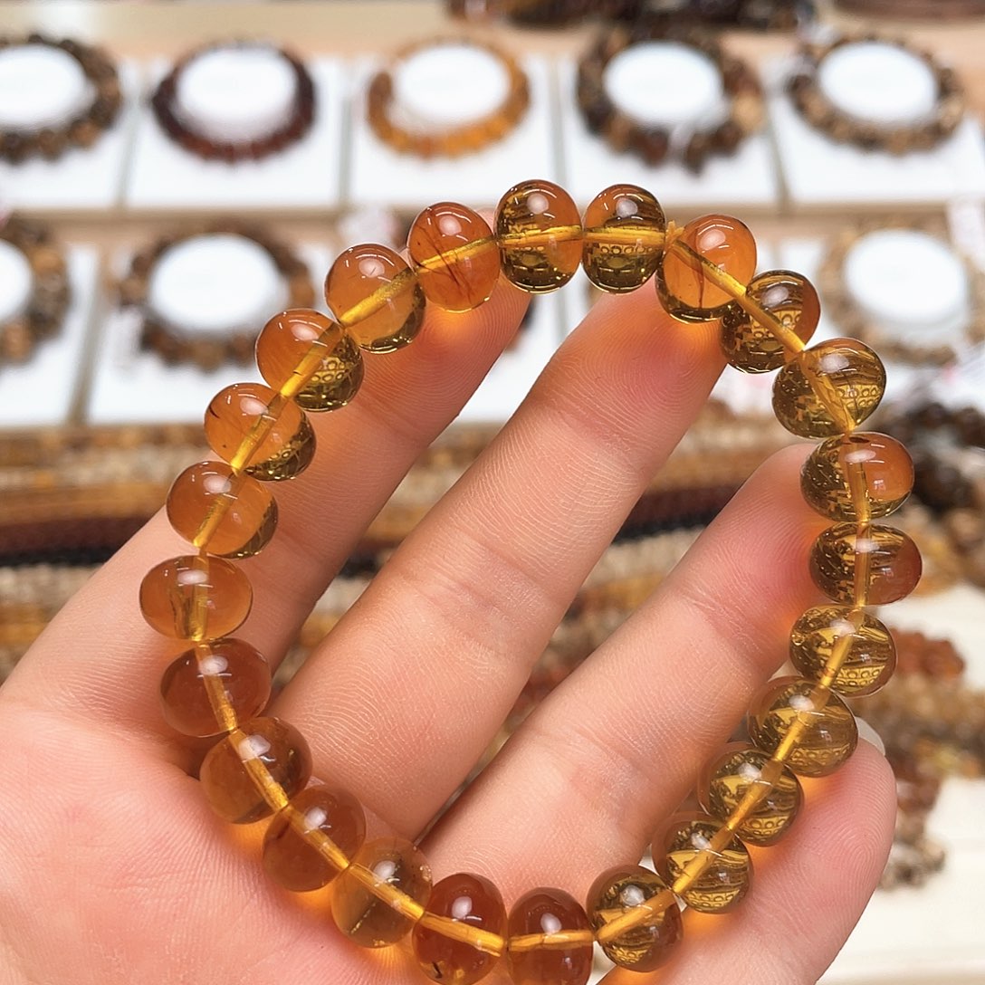 金****未镶嵌琥珀裸石十