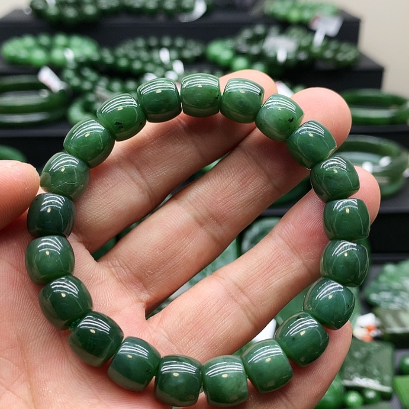 【闪购商品】和田玉（碧玉）手链未镶嵌