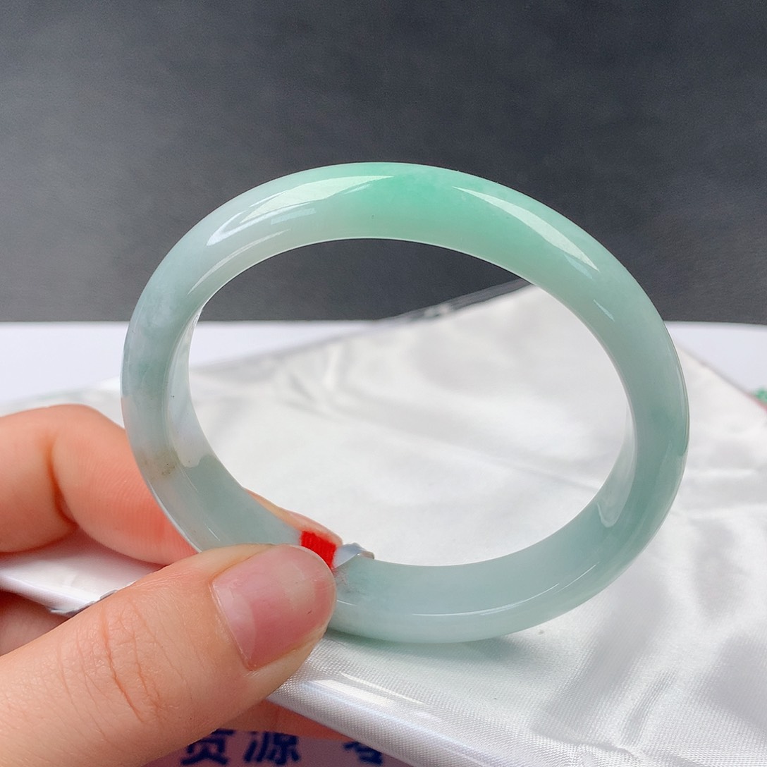 翡翠手镯未镶嵌15贵妃54