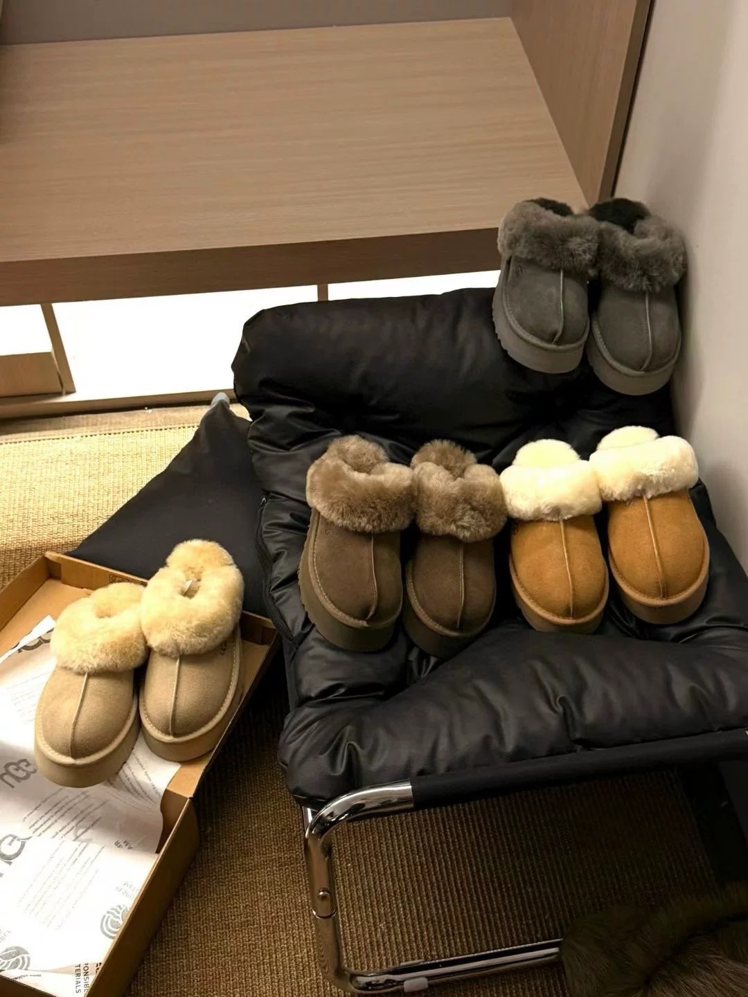 纯色雪地靴休闲秋冬休闲风棉鞋冬季