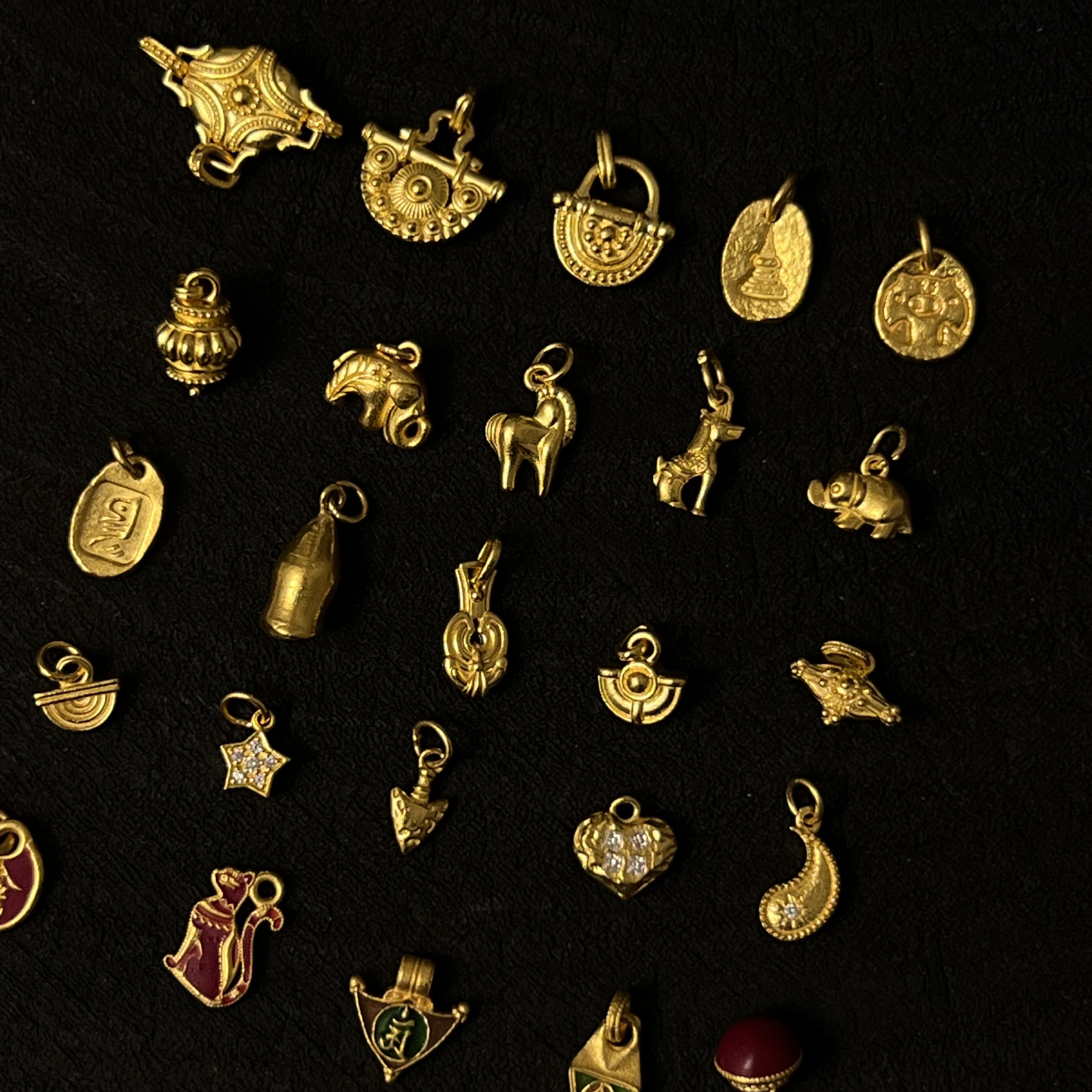 足金高温素金配件专拍  足金999