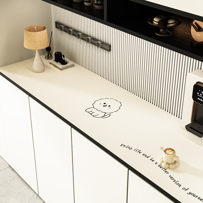 高级感餐边柜桌垫长条可裁剪桌垫电视柜面保护垫子防水柜子防脏垫