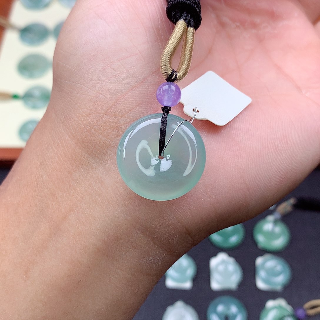 颈饰未镶嵌翡翠12 尺寸22.6-5.8