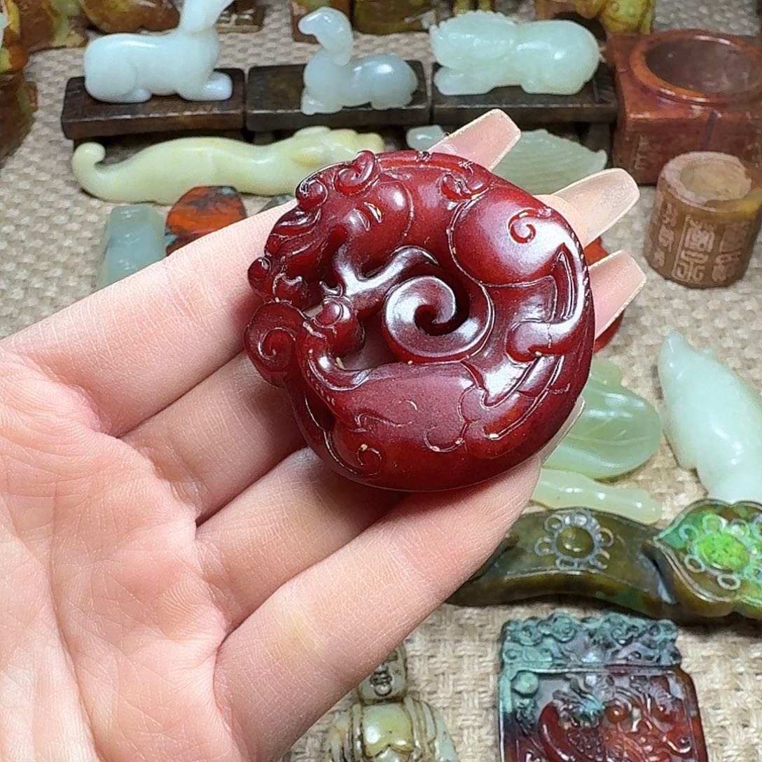 白玉菩提吊坠挂件