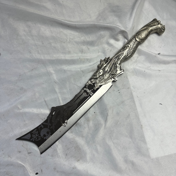 2803 龙泉昊天宝剑屠龙刀高猛钢未开刃