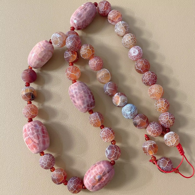 项链 3793  粉色珠珠项链多样性发货