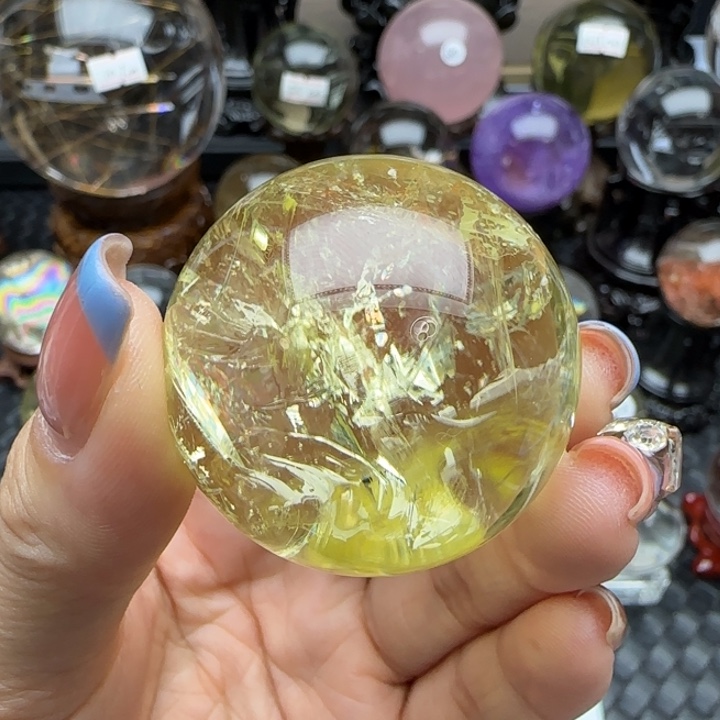 天然水晶球S11未镶嵌水晶天然3.8公分
