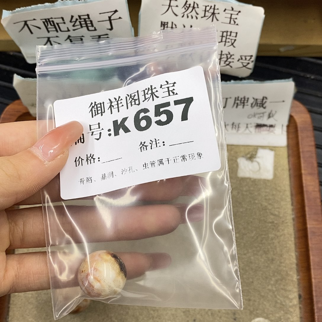 硅化珊瑚（珊瑚玉）未镶嵌颈饰花***园