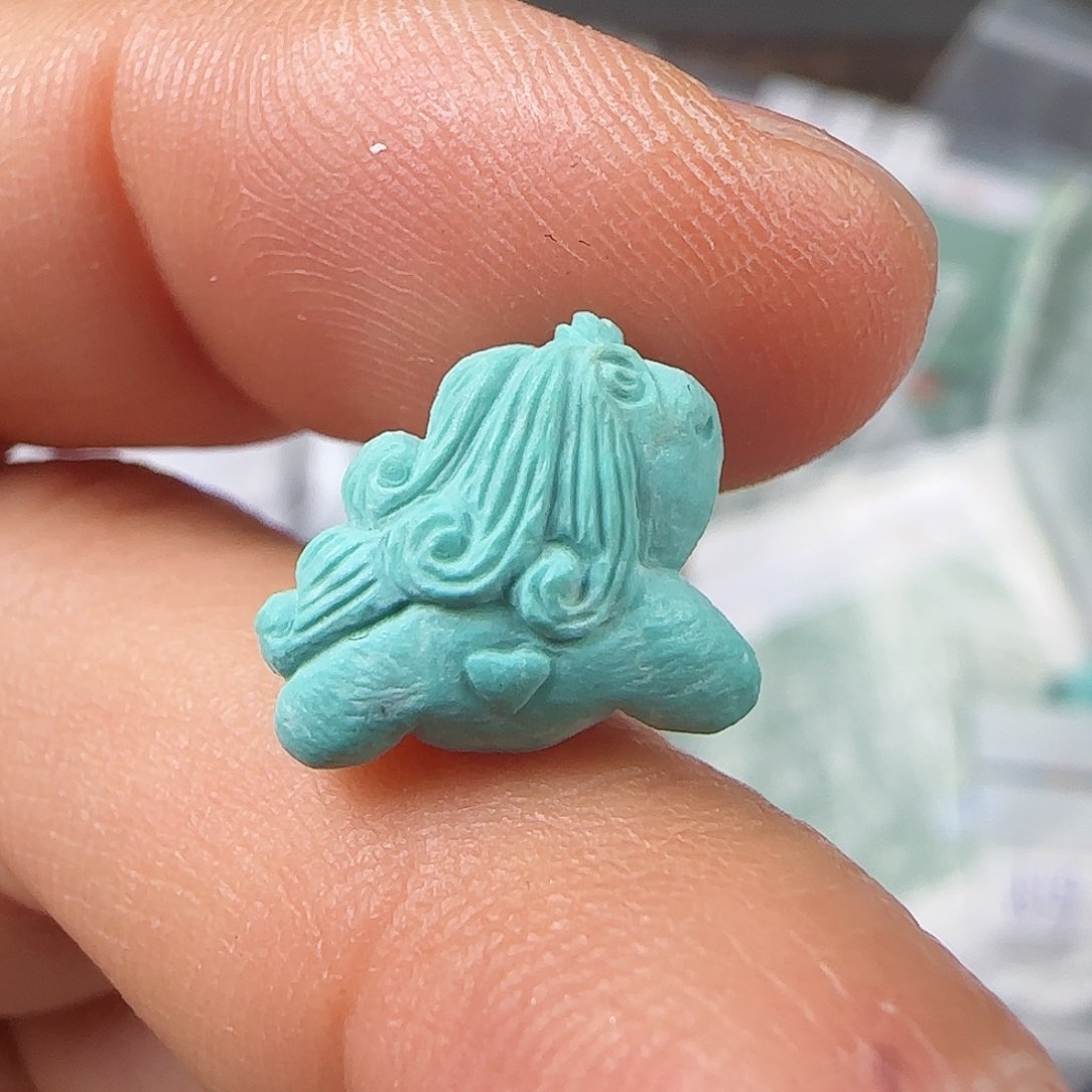 绿松石珠宝半成品未镶嵌