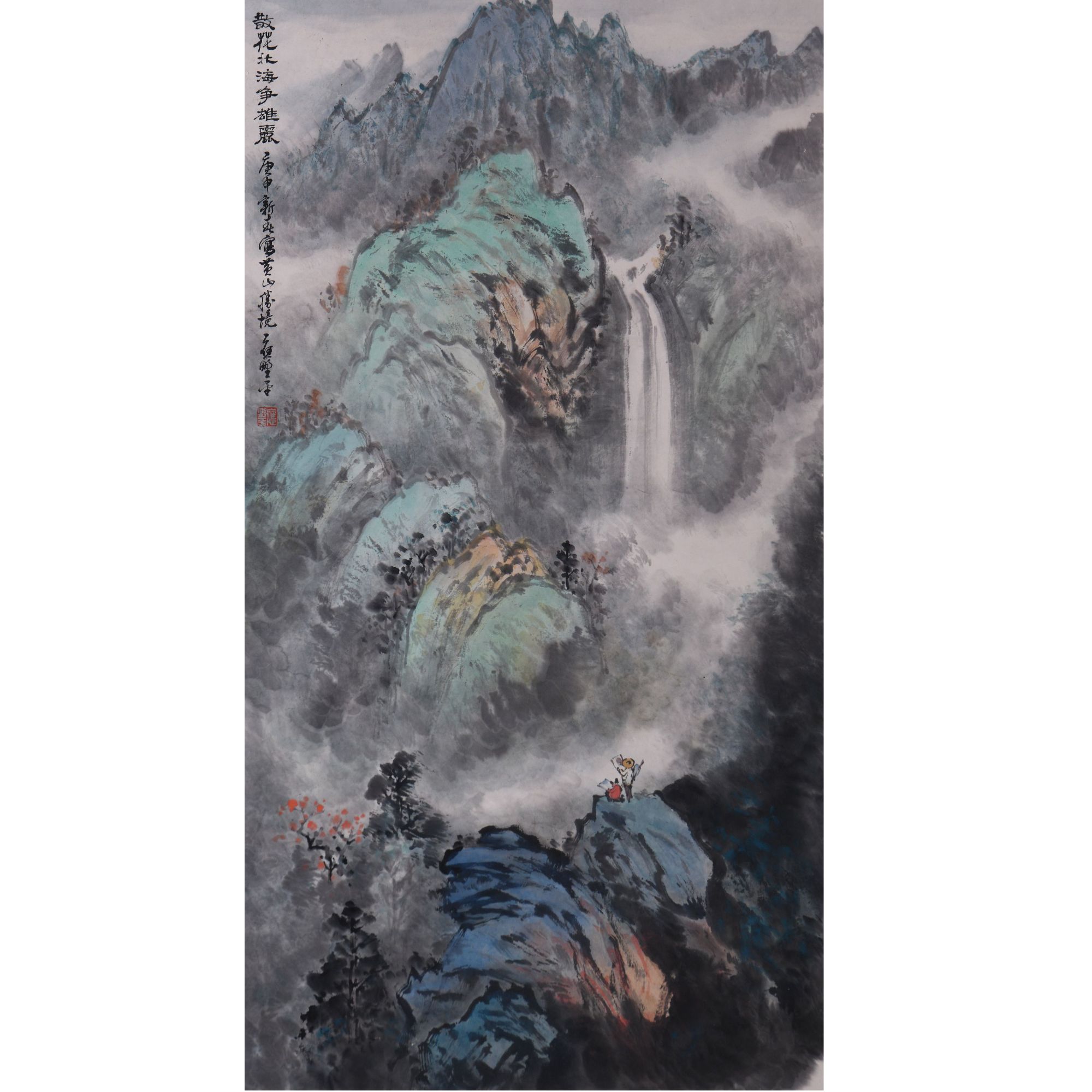 LOT.008【山水】纸本立轴B0503-676预展手绘专场