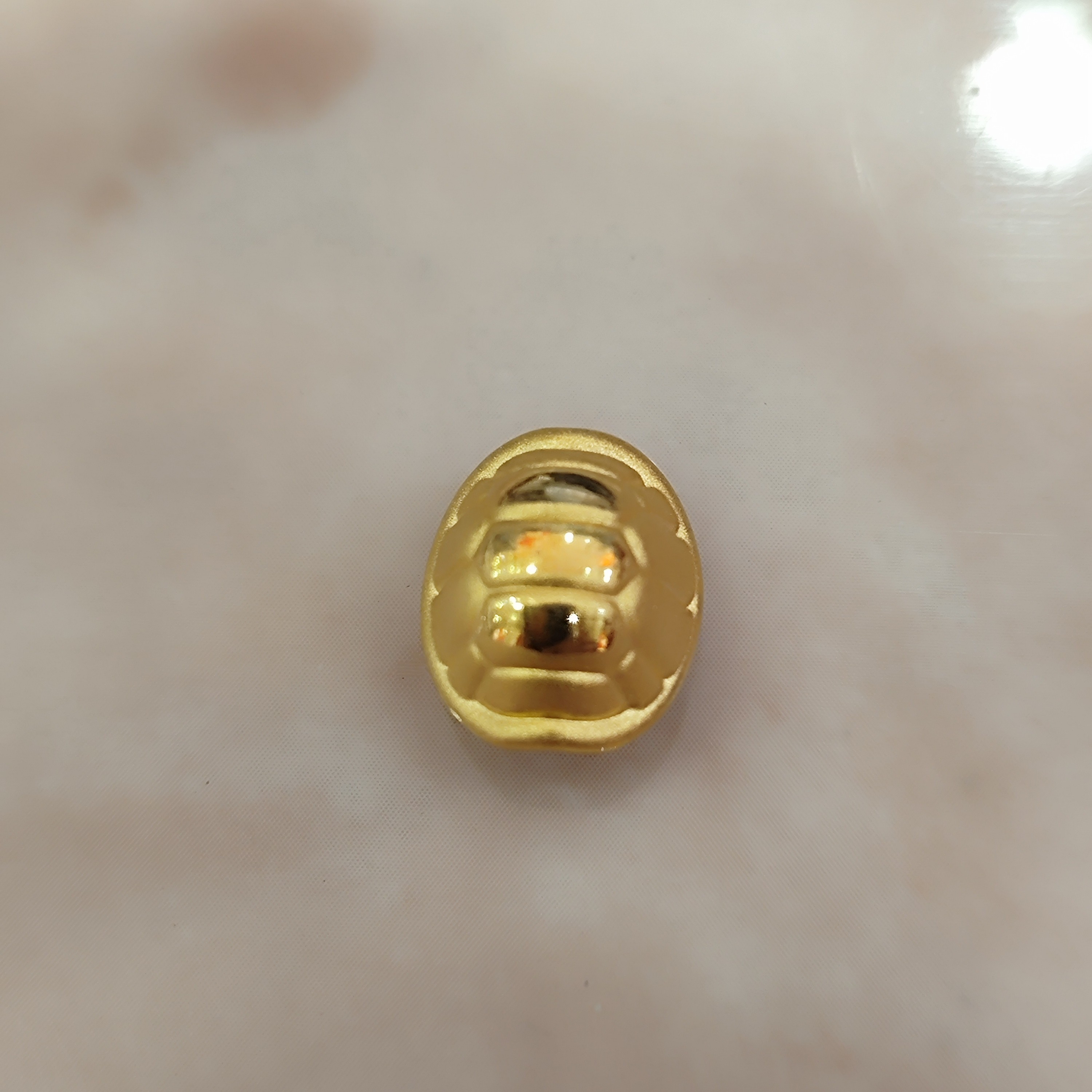 足金 精工工艺富甲天下 手串配件 1.02克
