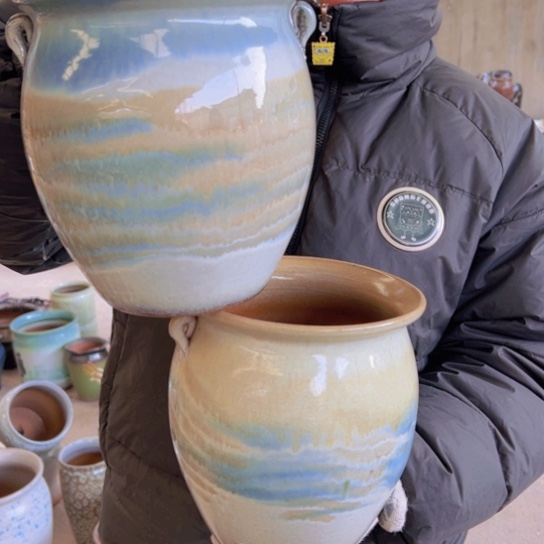 紫砂花盆高21口18————-