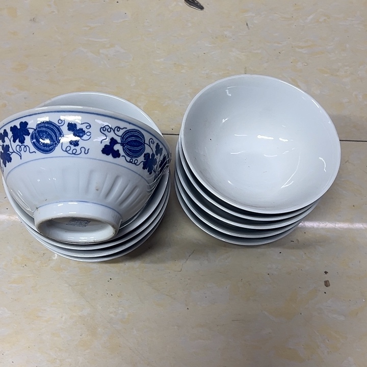 摆件陶底有瑕疵 10个12.5厘米西瓜碗