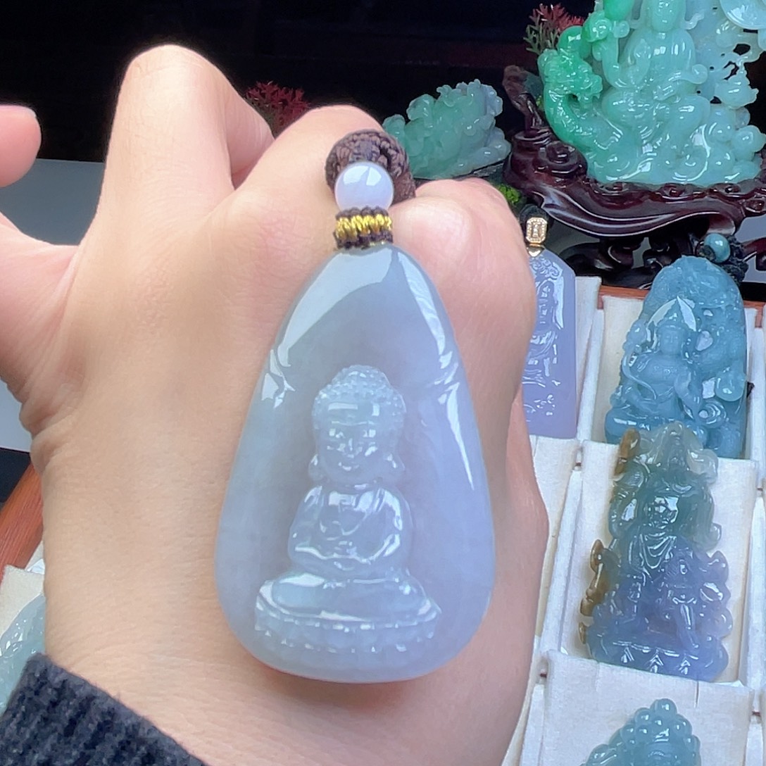 翡翠未镶嵌颈饰天然翡翠