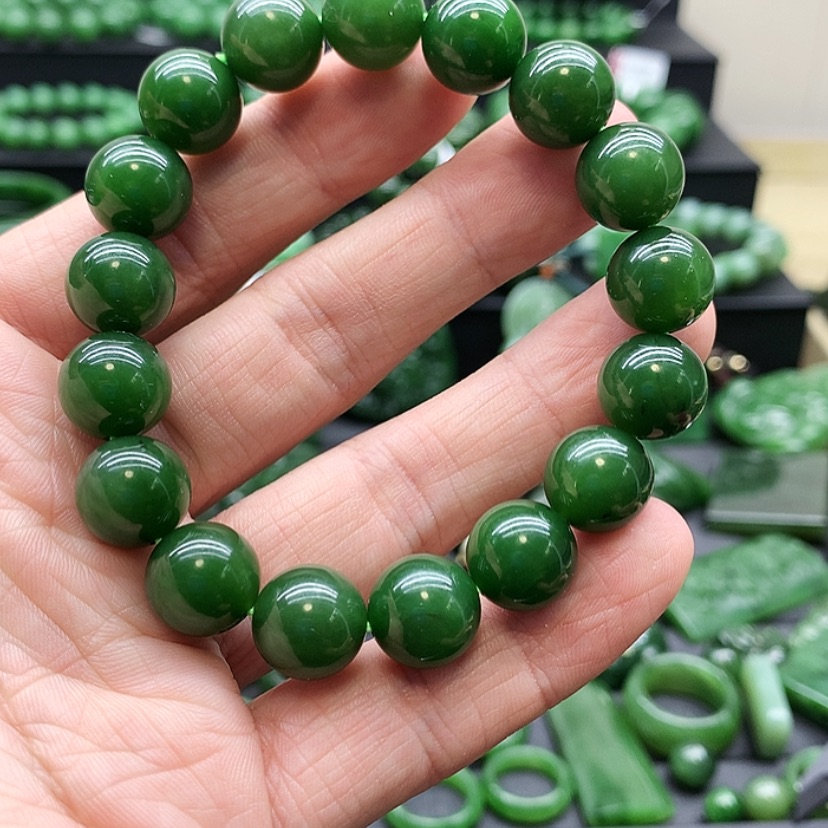 【闪购商品】和田玉（碧玉）手链未镶嵌