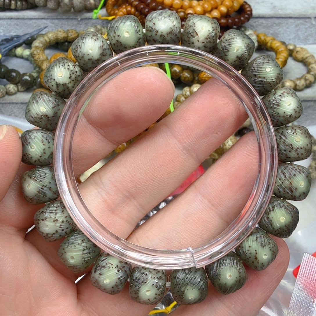 星月菩提手串96手工雕刻拉丝11