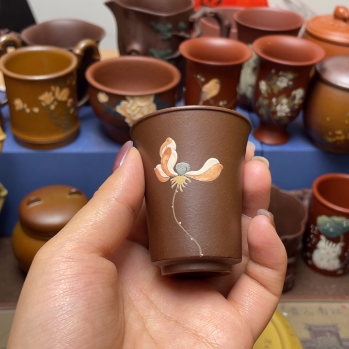 紫砂茶杯紫砂主人杯