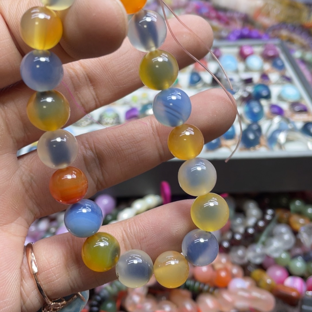 紫晶颈饰银S800镀金镶嵌