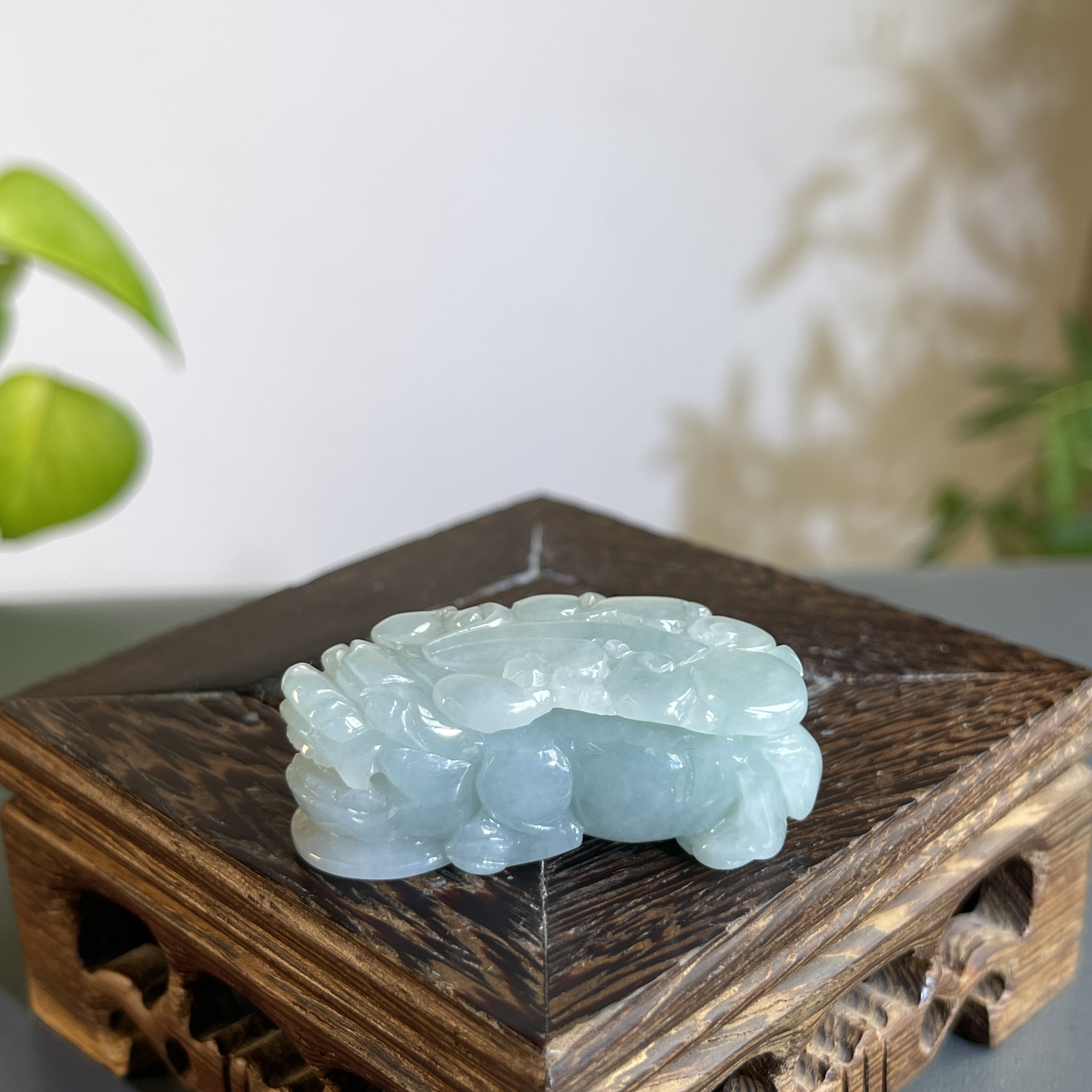 JCB20-61   天然缅甸A货翡翠   貔貅