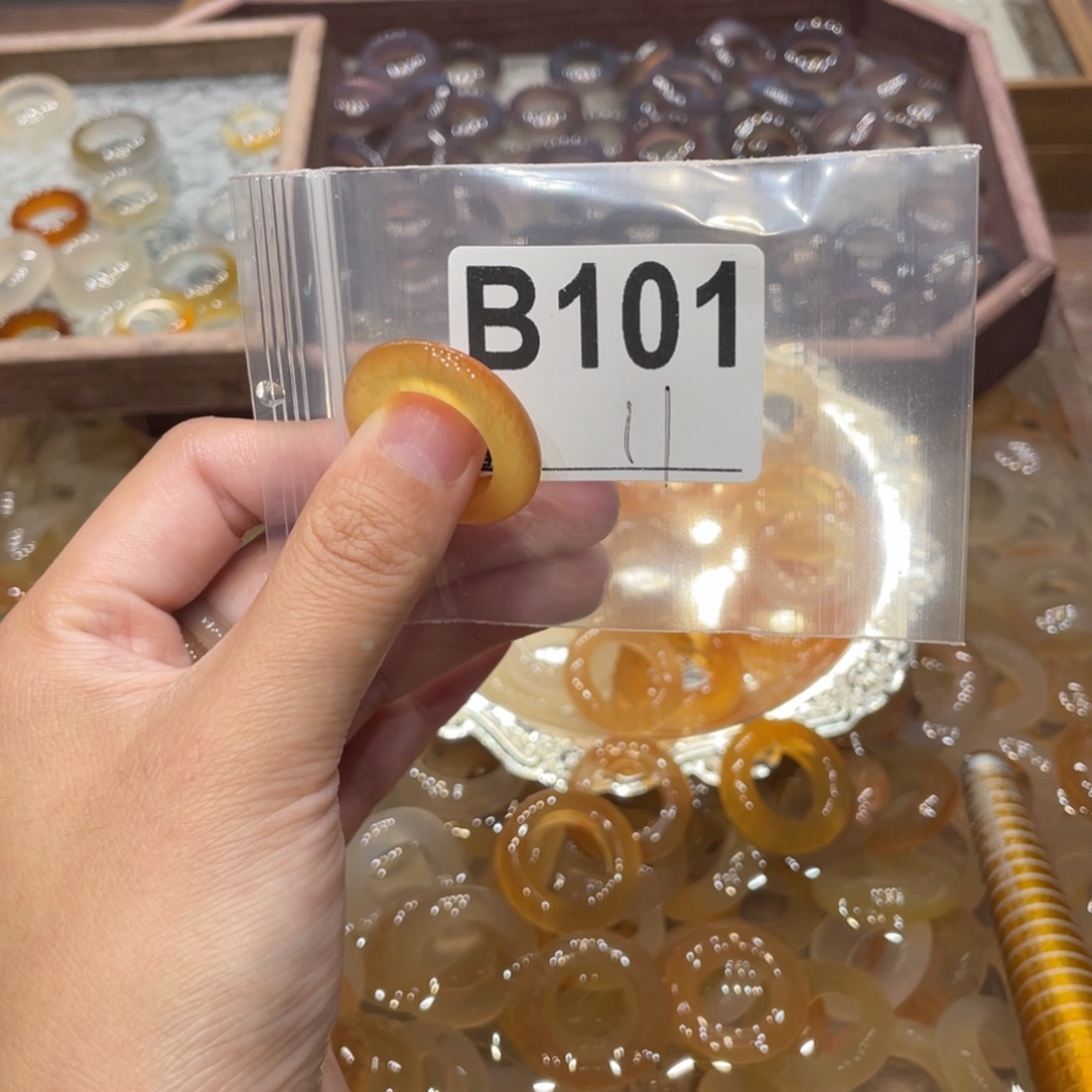 玛瑙/玉髓未镶嵌戒指101