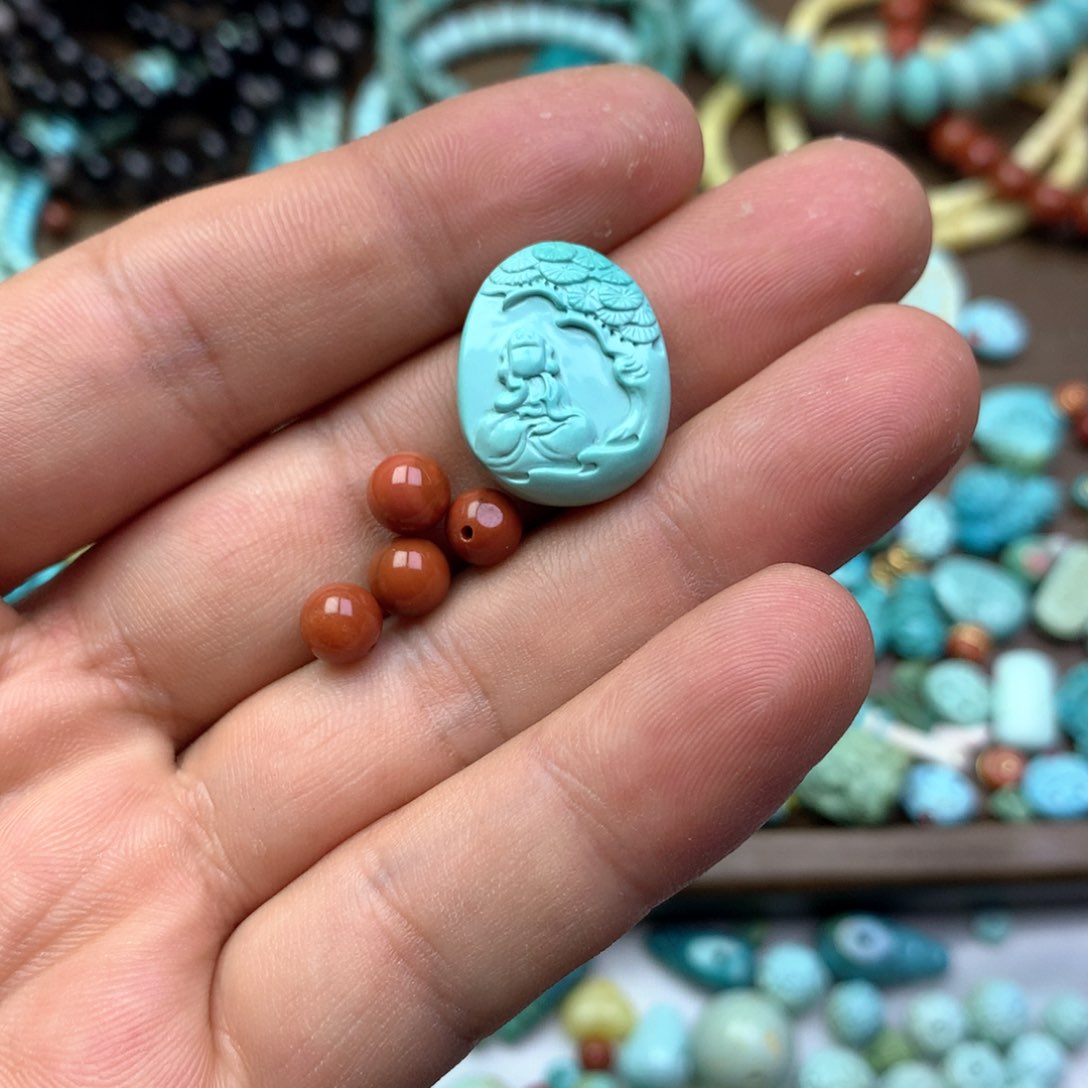 南红玛瑙雕刻未镶嵌