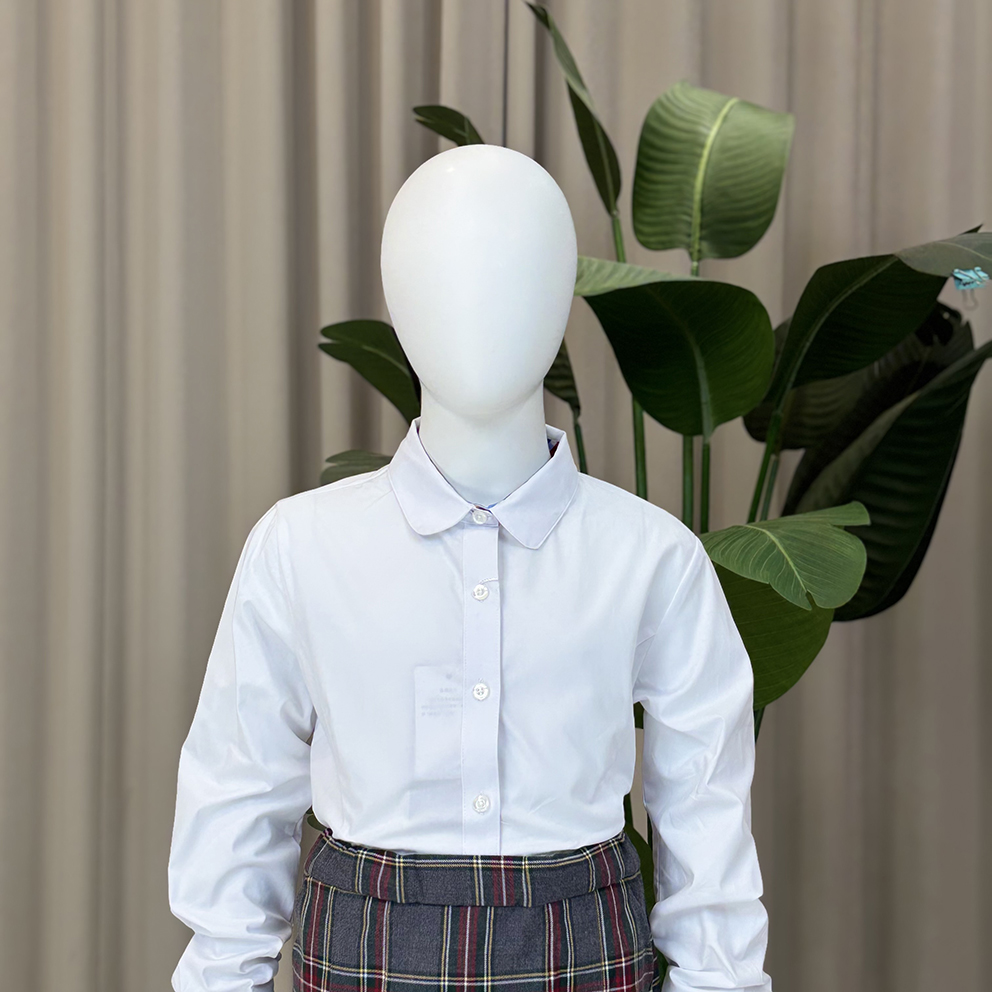 荆州小学春秋女长袖衬衫