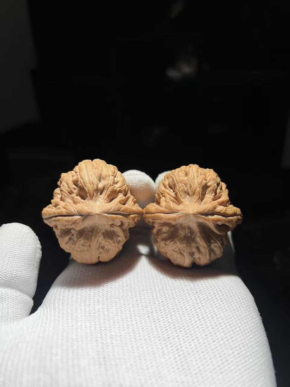 磐核仁一物一图红锦鲤文玩核桃全品边42肚44高44文玩核桃