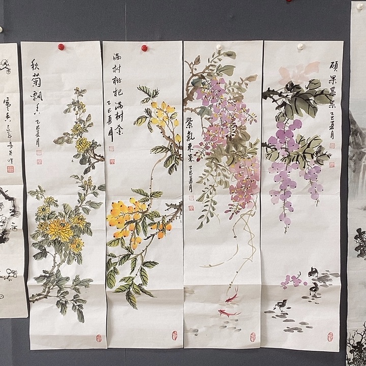 国画郑春玲手绘作品23.96