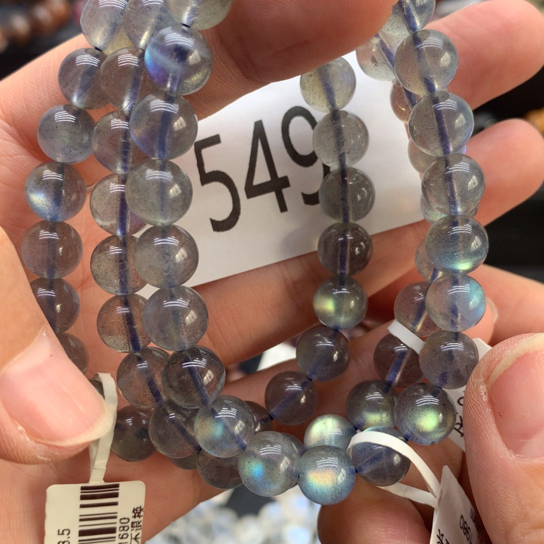 【闪购商品】拉长石手链未镶嵌多样性发货发一条