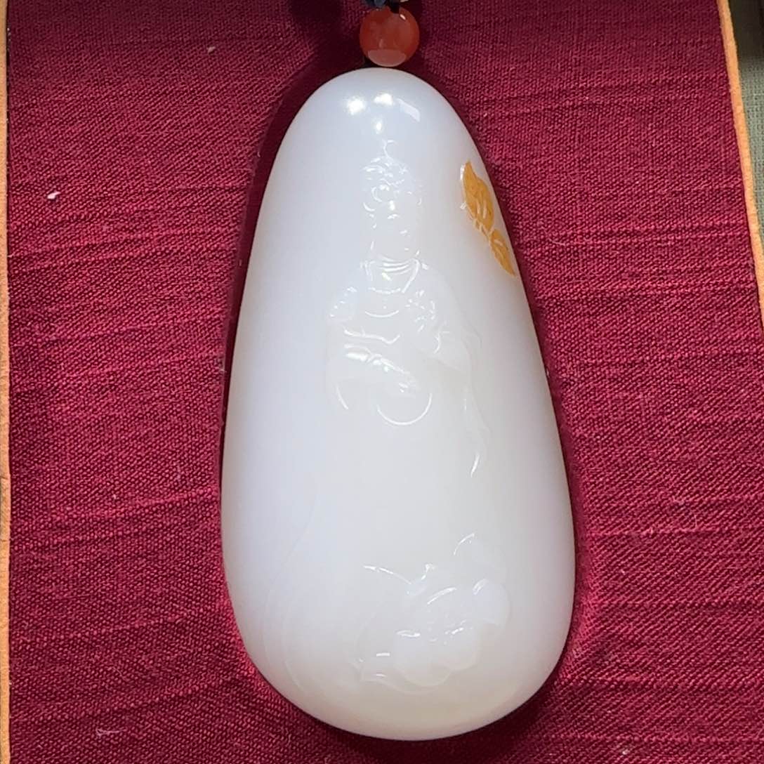 和田玉挂件未镶嵌