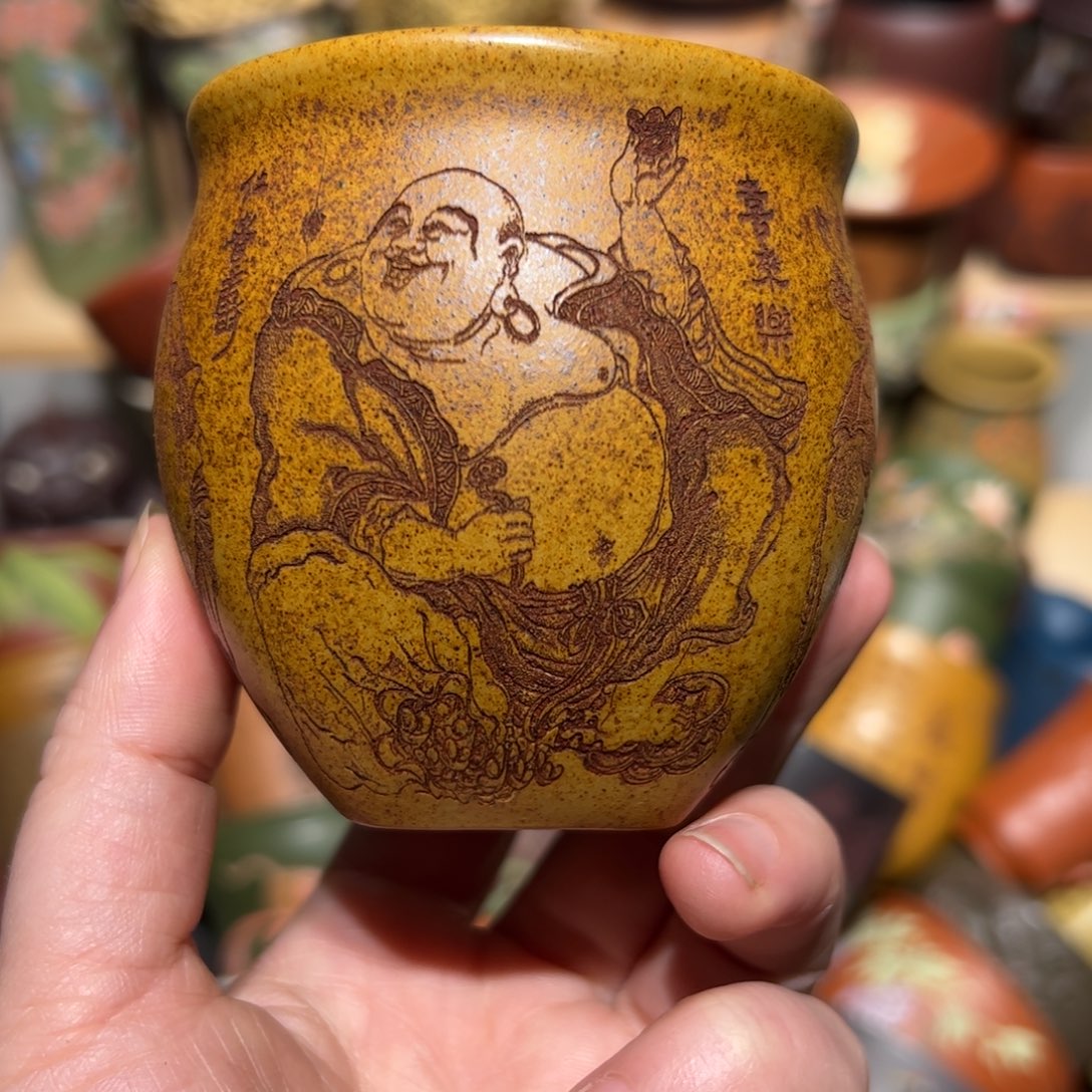 紫砂茶杯宜兴紫砂主人杯