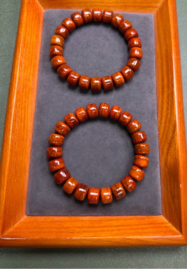 非金属珐琅手链 藏式经典素手串 1.2