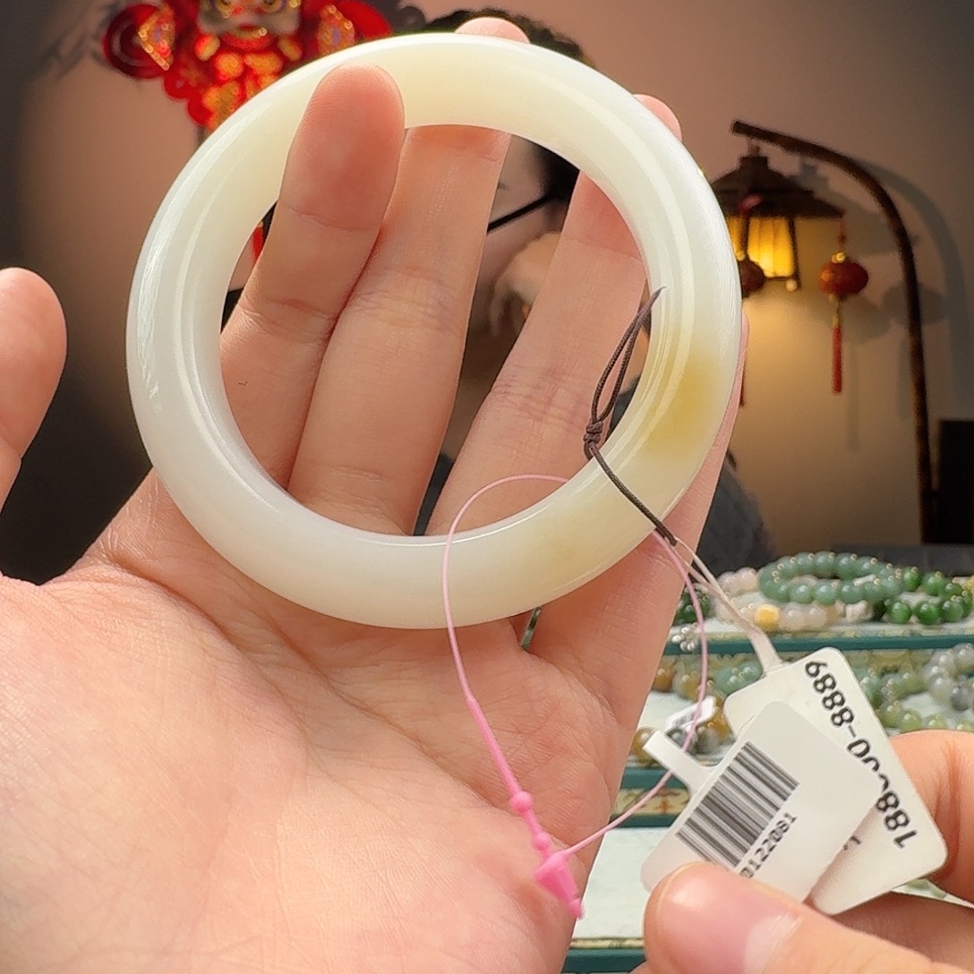 和田玉手镯57.3未镶嵌