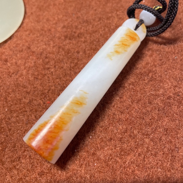 和田玉 白玉翎管