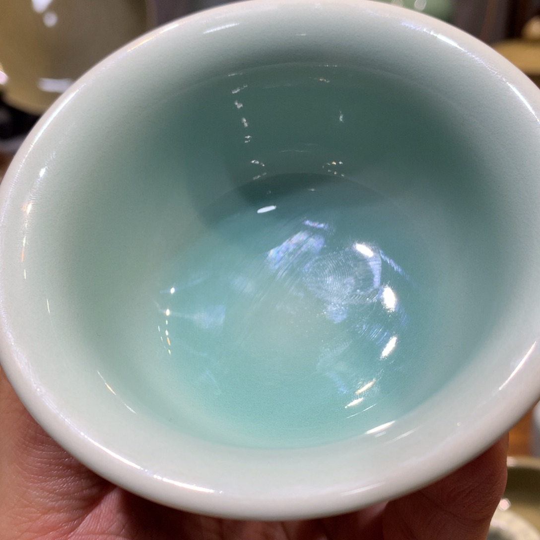 梆****拳龙泉青瓷手工制作