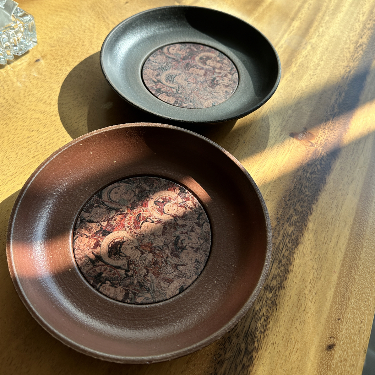 【粗陶壶承】复古新中式风格壶承家用壶垫干泡盘式茶道