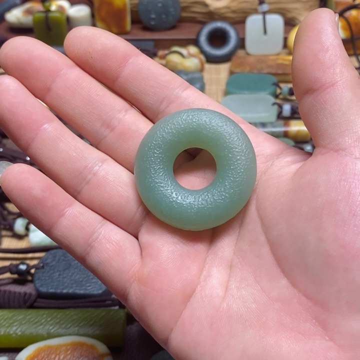 蛇纹石玉挂件未镶嵌鹤***l