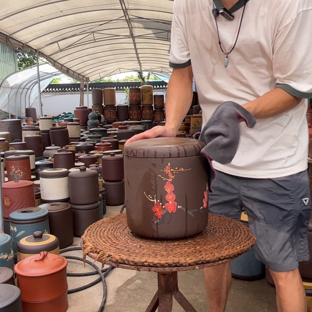 紫砂茶叶罐8 饼茶叶罐