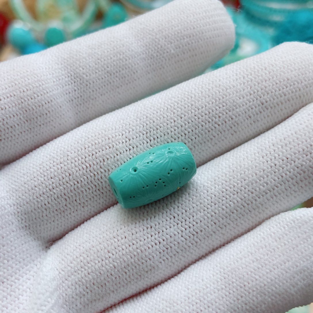 绿松石未镶嵌珠子