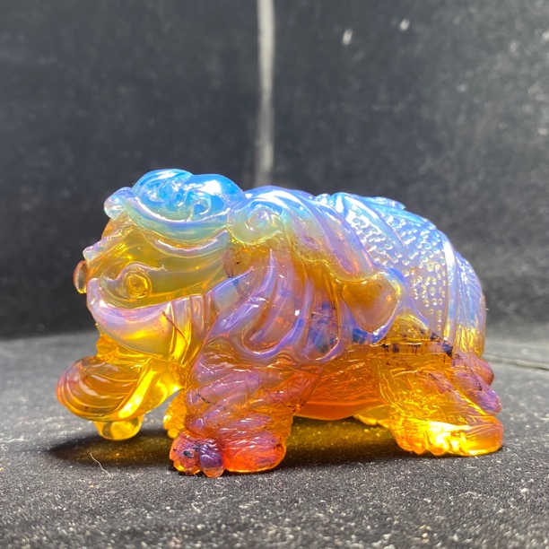 金兰飘蜜植物意境立体象神摆件