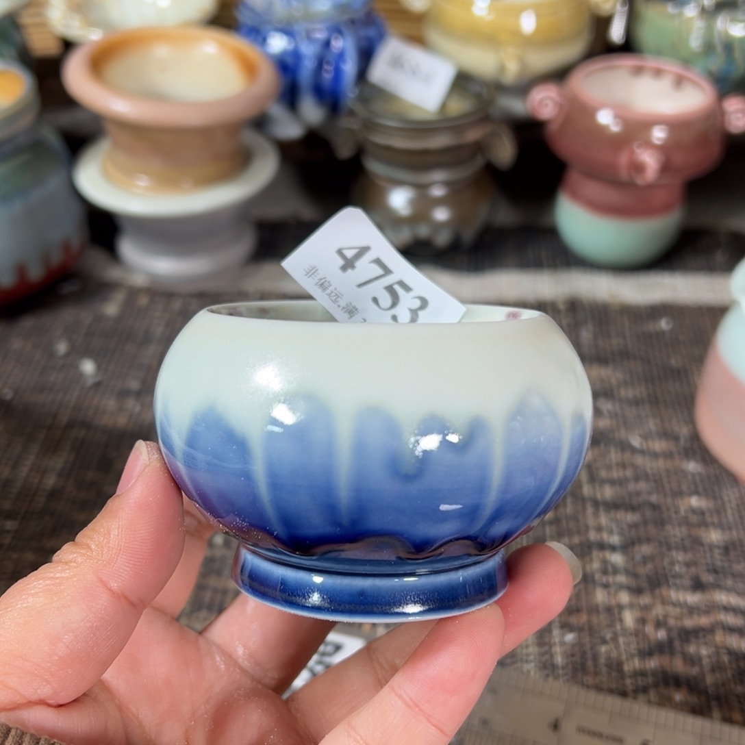 红陶景德镇手工花盆