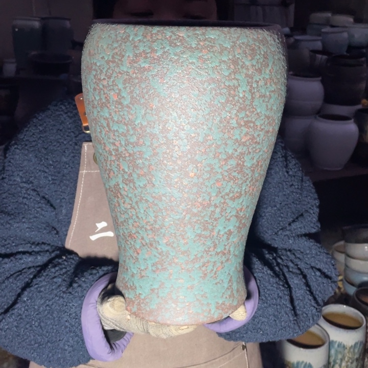 紫砂花盆口18高32正品正品