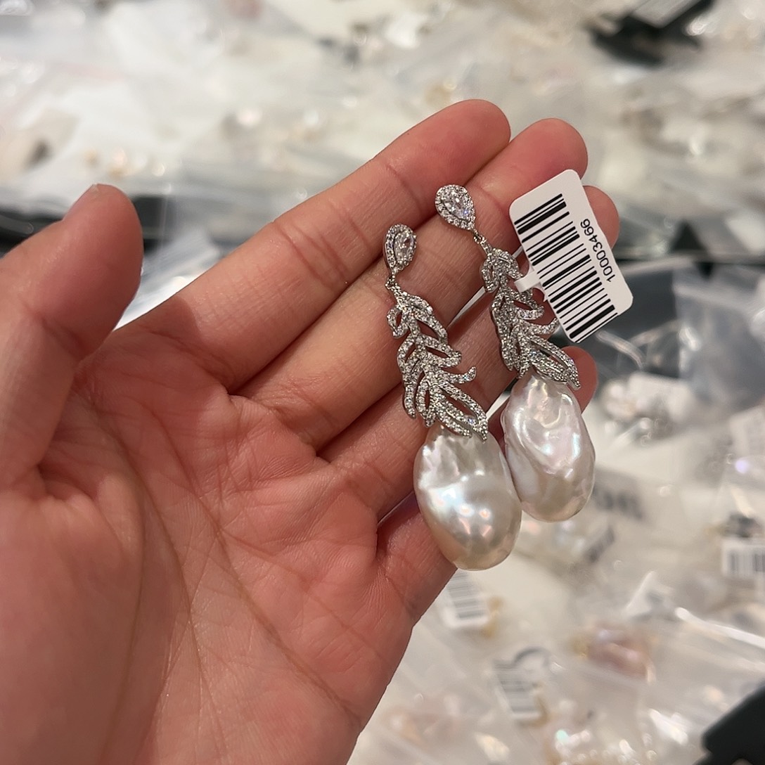 淡水珍珠戒指合金