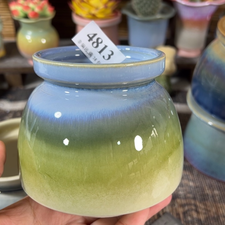 口7高9 手工花盆满30包邮