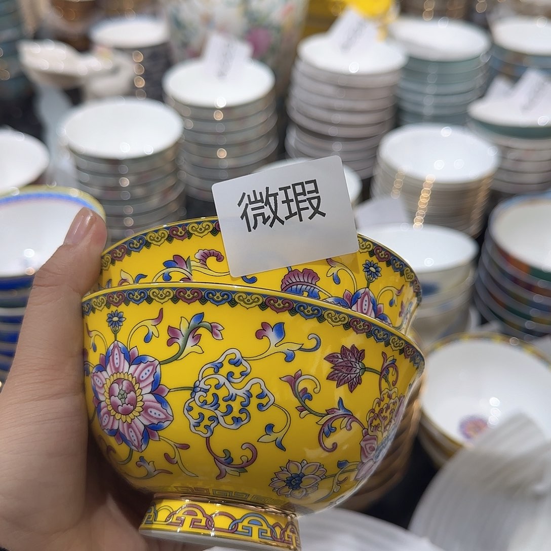 骨瓷骨瓷珐琅彩工艺