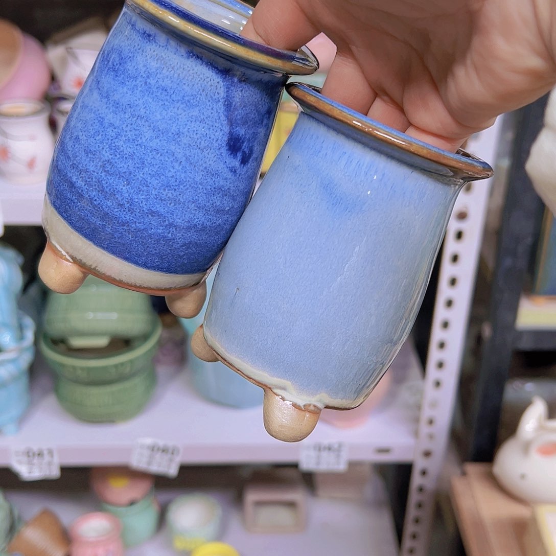 红陶陶瓷花盆当场满12包邮