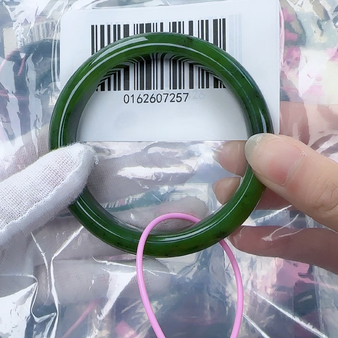 和田玉（碧玉）手镯未镶嵌6162