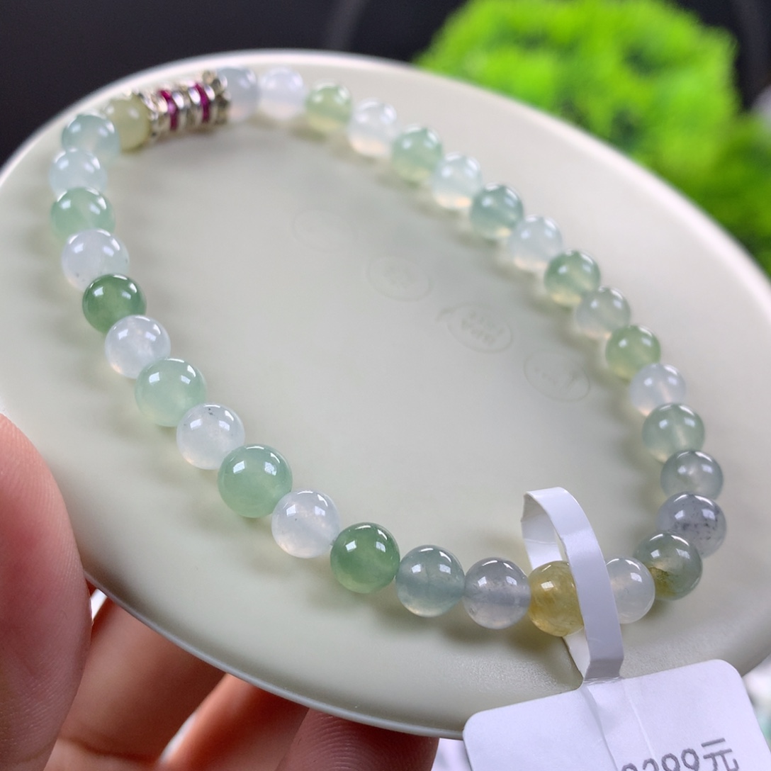 翡翠未镶嵌手链31号卡6