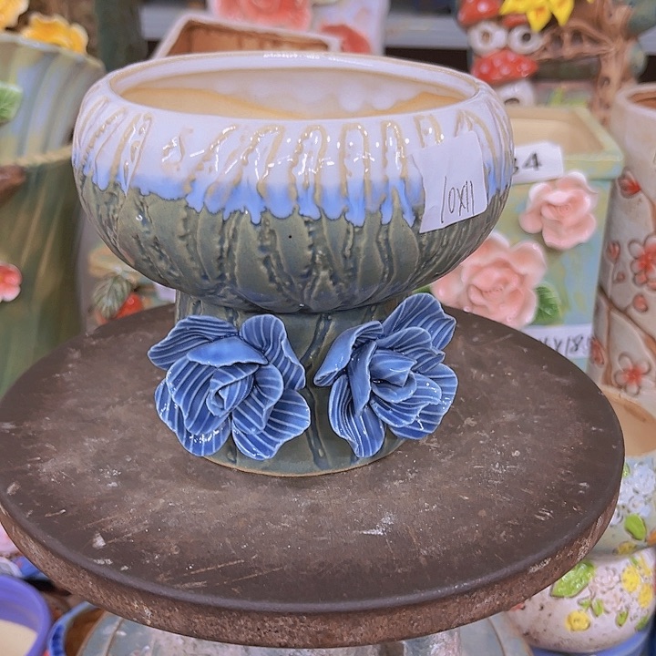 紫砂花盆粗陶材质多肉花盆